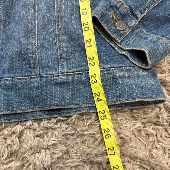 Anthropologie Classic Blue Jean Jacket - Picture 8 of 9